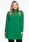 Tunic with col wide bottom - green