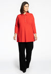 Tunic flare DIAGONAL - red