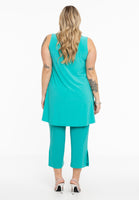 Cropped trousers splits DOLCE - turquoise - #2