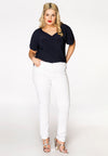 Shaping skinny jeans 5p - white