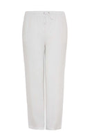 Trousers waist cord LINEN - white  - #3