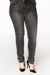 Black washed jeans DENIM - black