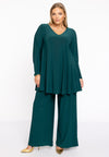 Very wide trousers DOLCE - dark green