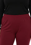 Trousers bootleg DOLCE - dark red