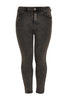 Jeans 7/8 leg zipper - grey  - #5