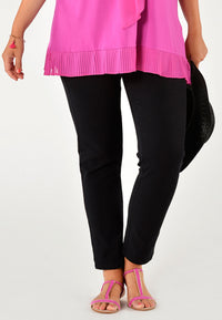 Trousers slimfit stretch - black - #1