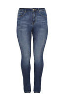 Contrast stitching jeans - indigo - #5