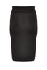 Skirt stretch VISCOSE - black  - #4