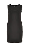 Dress sleeveless VISCOSE - black