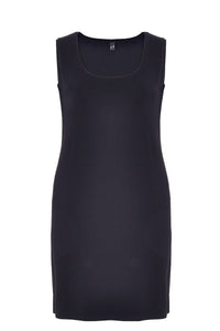 Dress sleeveless VISCOSE - blue - #3