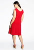 Dress sleeveless wide DOLCE - red  - #3