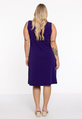 Dress sleeveless wide DOLCE - purple  - #3