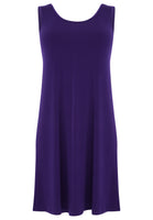 Dress sleeveless wide DOLCE - purple  - #4