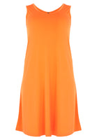 Dress sleeveless wide DOLCE - orange  - #4