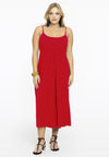Dress spaghetti elastic waist dolce - Red