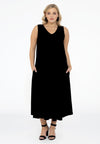 Dress sleeveless A-line DOLCE - black