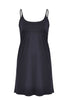 Slip dress elastic waist VISCOSE - blue - #4