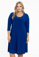 Dress A-line DOLCE - indigo - #1