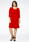 Dress A-line DOLCE - red 