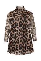 Tunic wide bottom LEOPARD - brown - #3