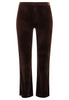 Pantalon bootcut VELVET - brown - #2