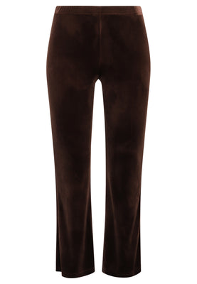 Pantalon bootcut VELVET - brown - #2