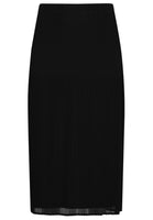 Skirt irregular pleats - black  - #4