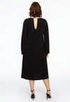 Dress A-line with chain DOLCE - black - #3