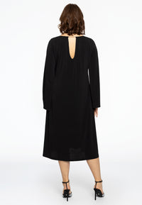 Dress A-line with chain DOLCE - black - #3