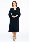 Dress A-line with chain DOLCE - black - #2