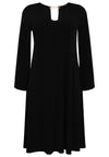 Dress A-line with chain DOLCE - black - #4