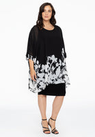 Tunic square BOUQUET - black  - #2