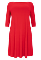 Dress boat neck DOLCE - red  - #4