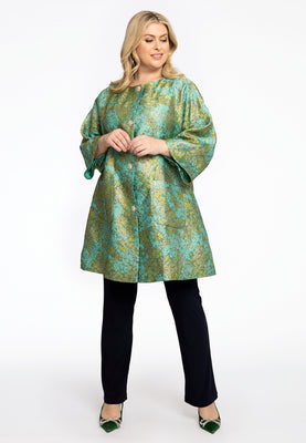 Jacket Brocade - green  - #2