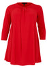 Tunic Wide Bottom Draped Neck DOLCE - red  - #4