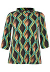 Shirt A-line Turtle Neck GATSBY - brown - #4