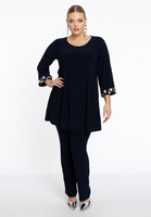 Tunic wide bottom stones DOLCE - blue - #2