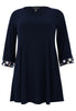 Tunic wide bottom stones DOLCE - blue - #3