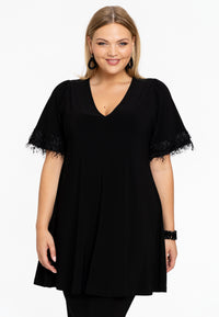 Tunic wide bottom party DOLCE - black - #1