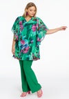 Tunic wide bottom PIXEL - green