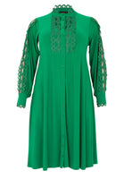 Dress buttoned DOLCE - green  - #4