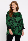 Tunic square AUSBRENNER - green