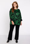 Tunic square AUSBRENNER - green