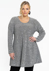 Tunic wide bottom PAILLET - silver