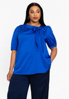 Tunic A-Line SATINI - indigo