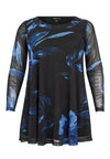 Tunic wide bottom valentine - Blue
