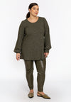 Tunic flare RIB - light green