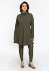 Tunic wide bottom RIB - light green