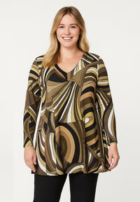 Tunic wide bottom EMILY - light green - #1
