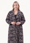 Coat FLORIQUE - black 